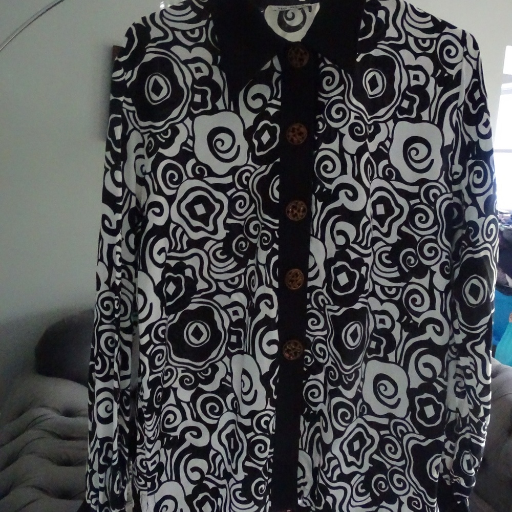 VINTAGE NU-MODE  PETITES BLOUSE